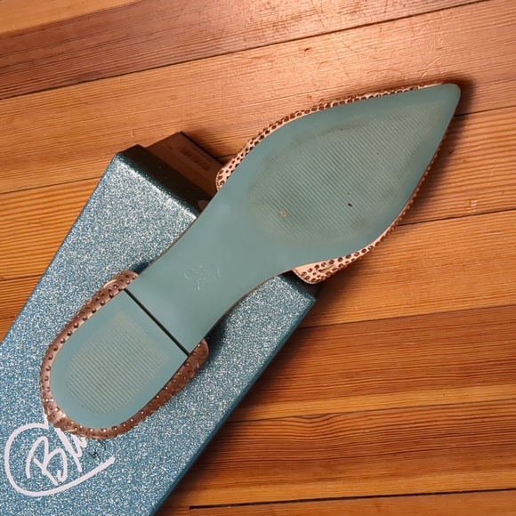 Betsey Johnson "blue" wedding flats : blush - Picture 4 of 4